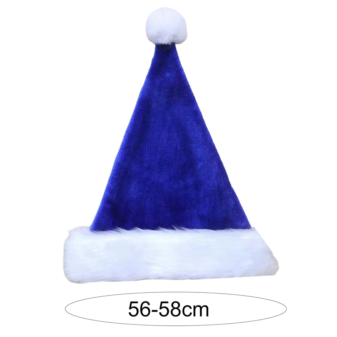 Xmas Adult Hat Stretchy Friendly to Skin Wear Resistant Windproof No Brim Keep Warm Fabric Christmas Party Hat Adult Cap Image 10
