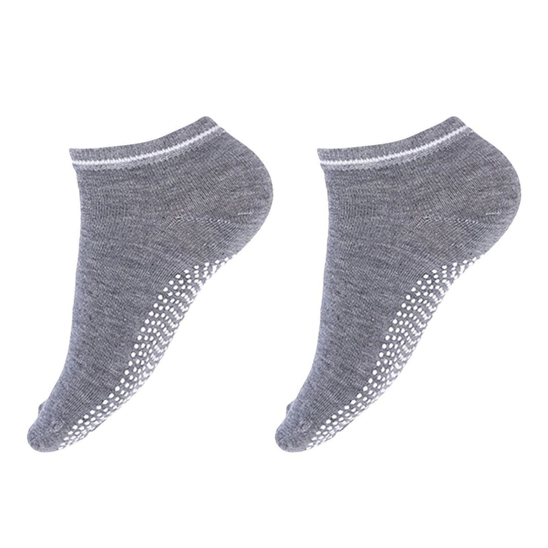 1 Pair Sports Socks Elastic Band Cozy Breathable Daily Wear Polyester Thin Anti-slip Socks Yoga Socks for Yoga Image 1