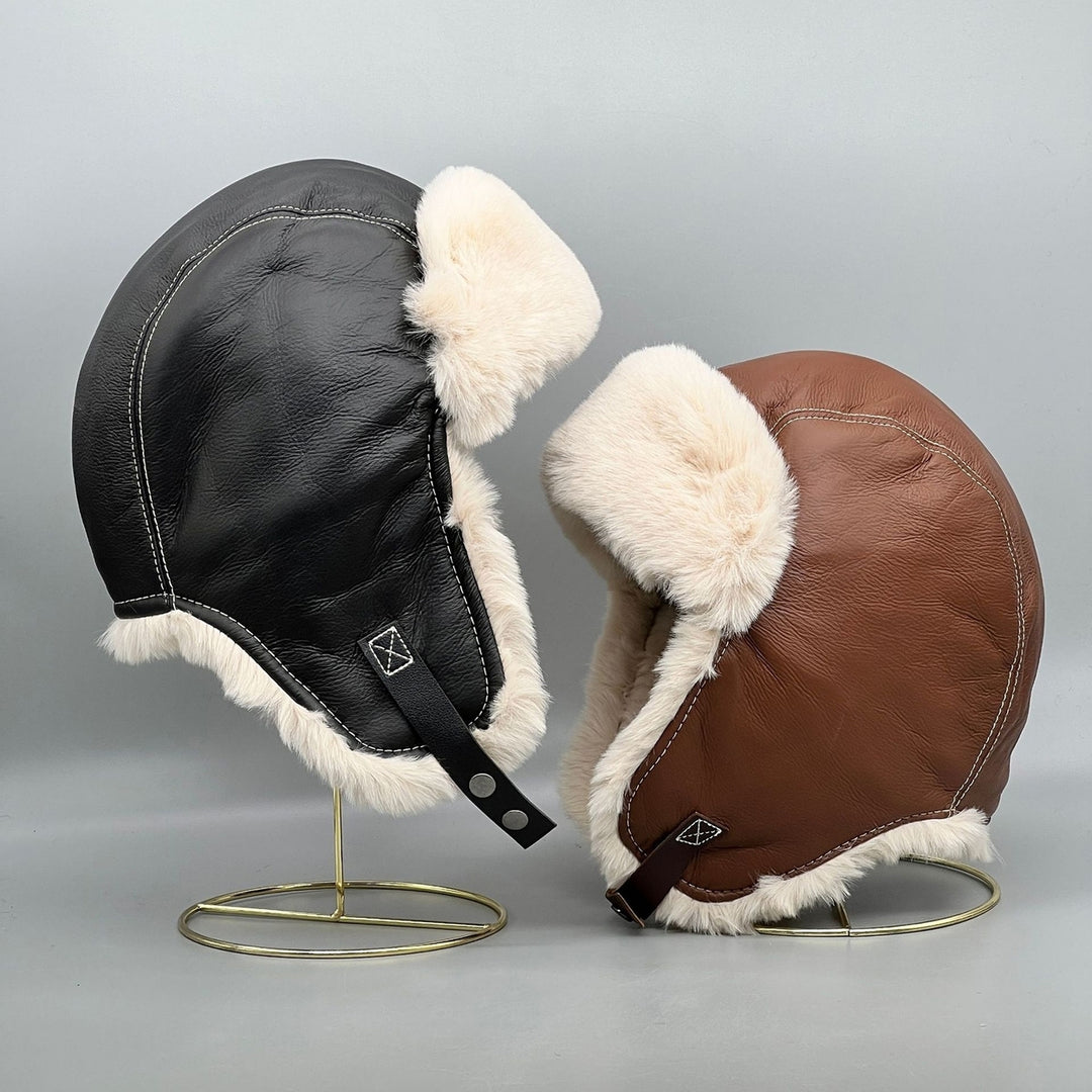 Warm Ear Caps Plush Windproof Thicken Unisex Earflaps Heat Retention Soft Washable Furry Lei Feng Cap for Skiing Image 1