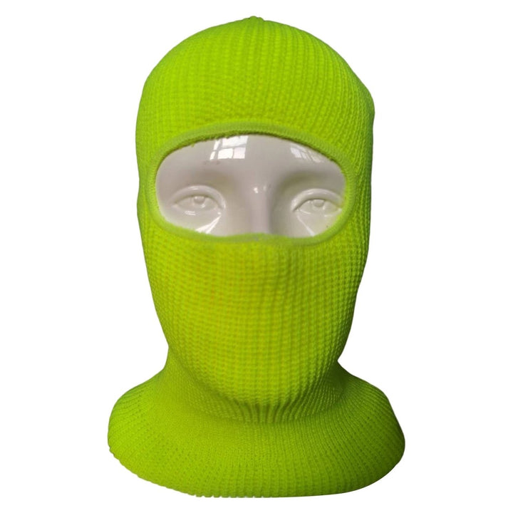 Cycling Face Cover Hat Elastic Full Protection Solid Color Dustproof Unisex Warm Soft Anti-coldness Outdoor Face Cover Image 4