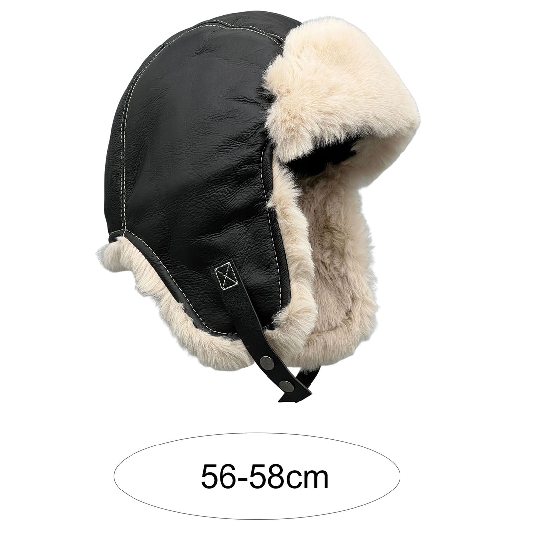 Warm Ear Caps Plush Windproof Thicken Unisex Earflaps Heat Retention Soft Washable Furry Lei Feng Cap for Skiing Image 8