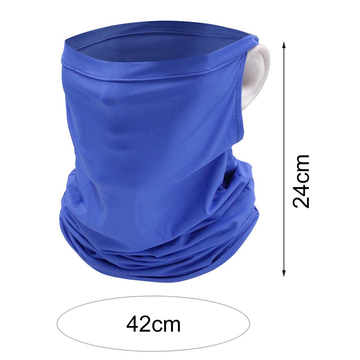 Unisex Cycling Face Cover Hanging Ear Sun Protection Neck Tube Scarf Sweat Wicking Face Cover for Hiking Camping Hunting Image 6