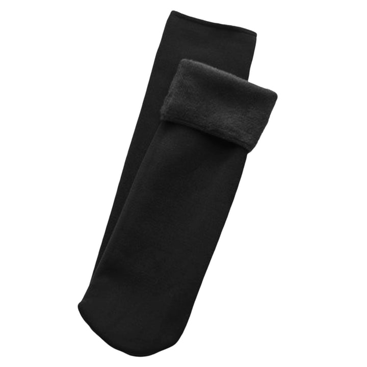 5 Pairs Floor Socks Soft Breathable Thickened Plush Heat Retention Keep Warm Unisex Solid Color Mid Tube Socks for Daily Image 2