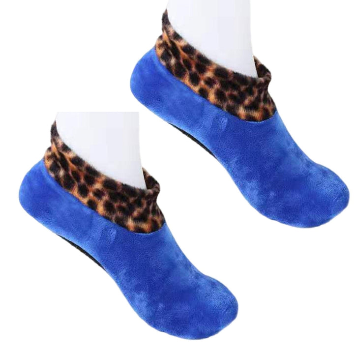 Winter Short Socks Thick Cozy Wear Short Tube Non-slip Foot Cover Keep Warm Soft Women Men Coral Fleece Socks for Indoor Image 4