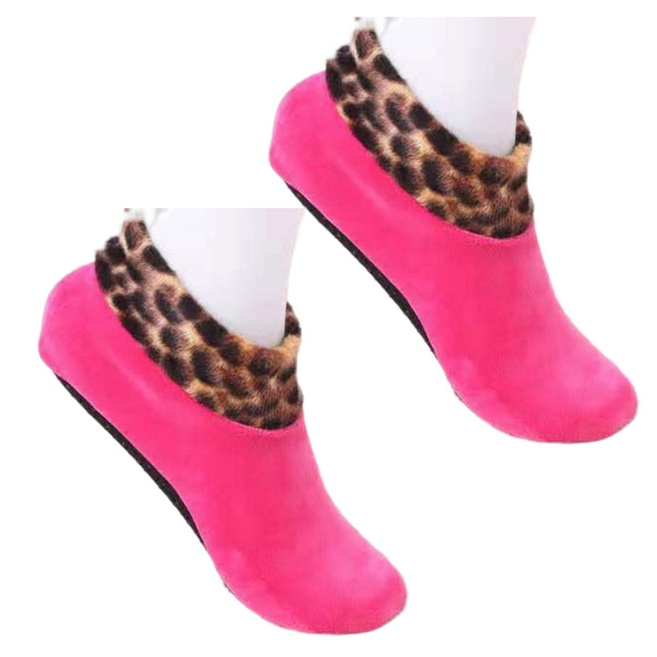 Winter Short Socks Thick Cozy Wear Short Tube Non-slip Foot Cover Keep Warm Soft Women Men Coral Fleece Socks for Indoor Image 10