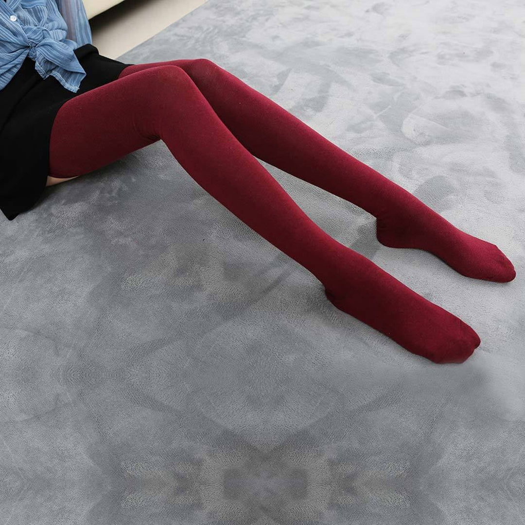 1 Pair Women Stockings Thigh High Over The Knee Stockings Autumn Winter Stretchy Long Socks Streetwear Image 8