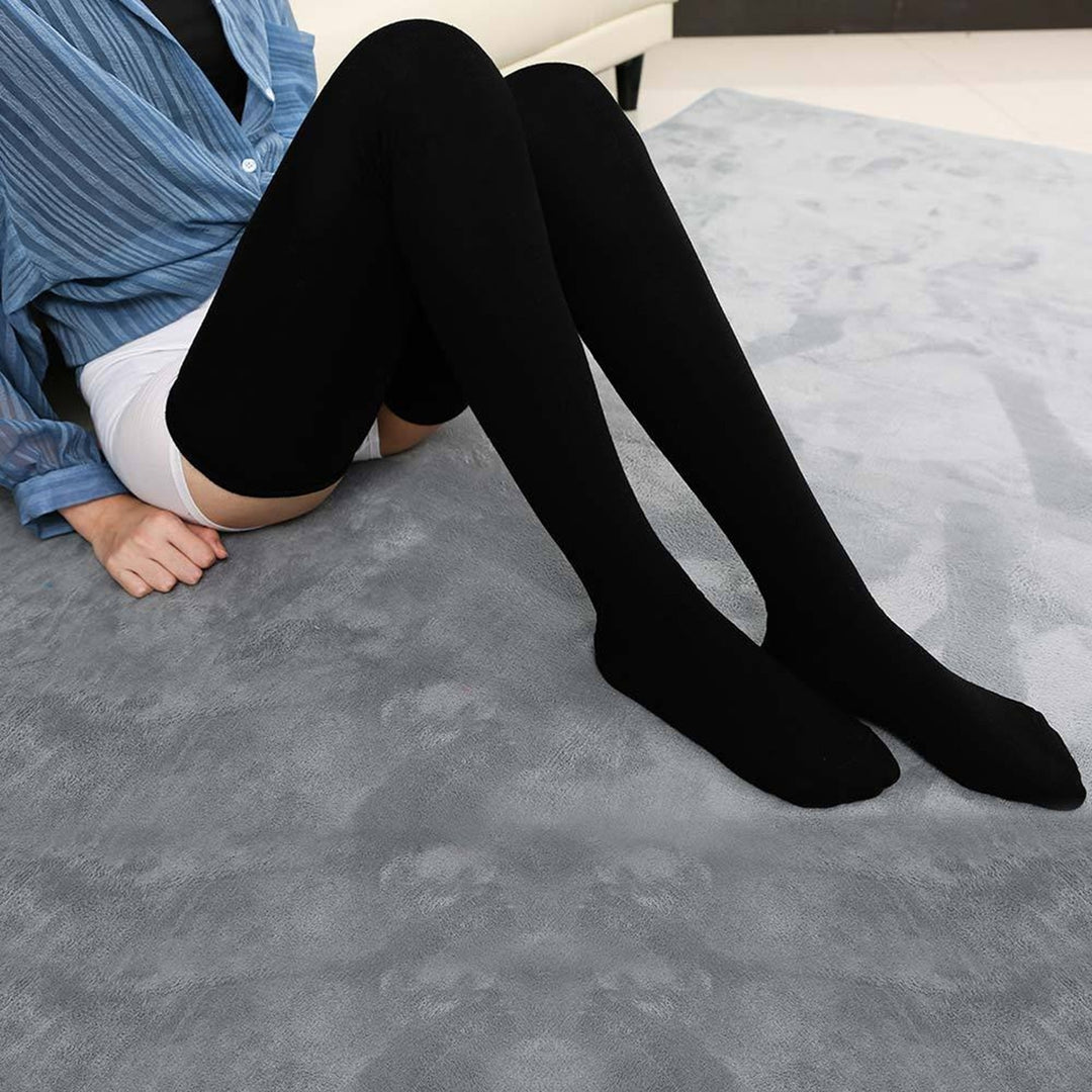 1 Pair Women Stockings Thigh High Over The Knee Stockings Autumn Winter Stretchy Long Socks Streetwear Image 11