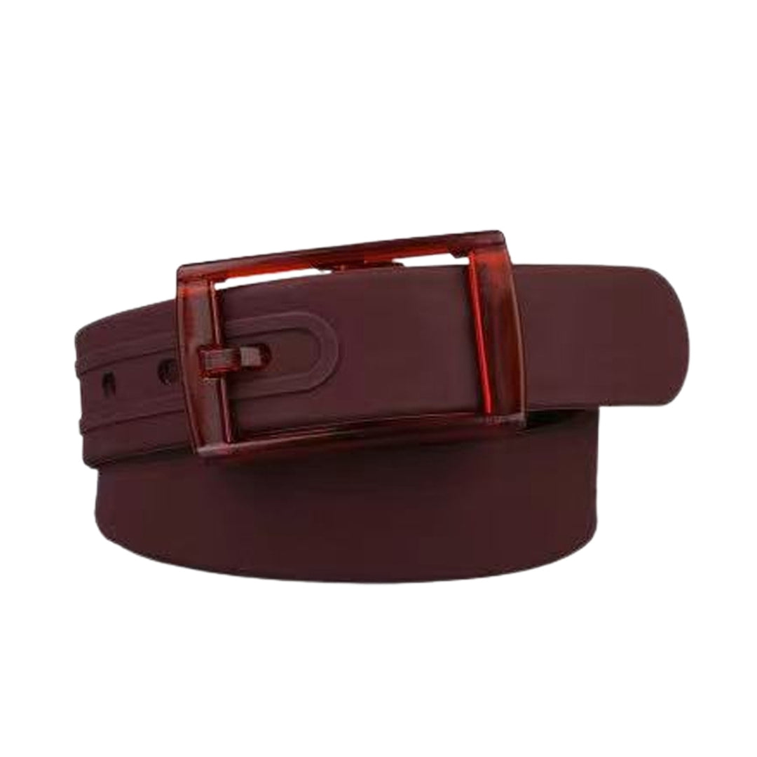 Waist Belt Adjustable Perfume Smell No Metal Prepunched Pin Buckle Everyday Wear Candy Color Women Men Silicone Image 1