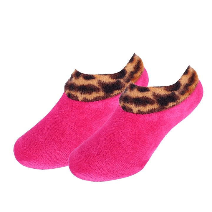 1 Pair Floor Socks Cozy Non-slip Plush Thicken Slipper Socks Foot Protection No Odor Anti-skid Women Men Socks for Home Image 11