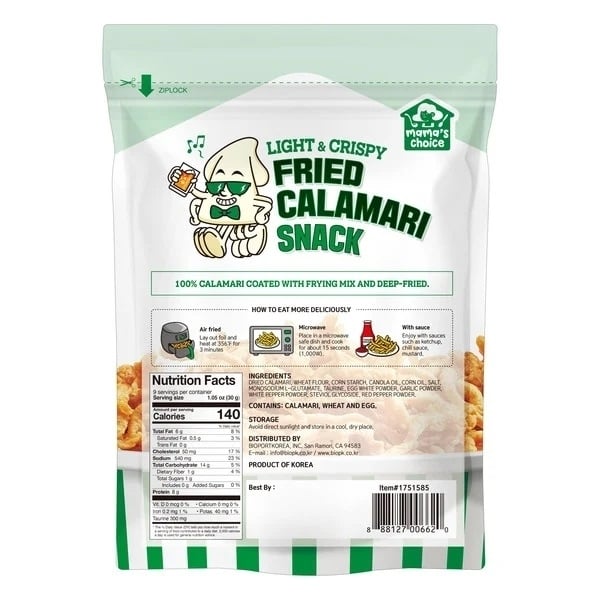 Mamas Choice Fried Calamari Snack 9.52 Ounce Image 2