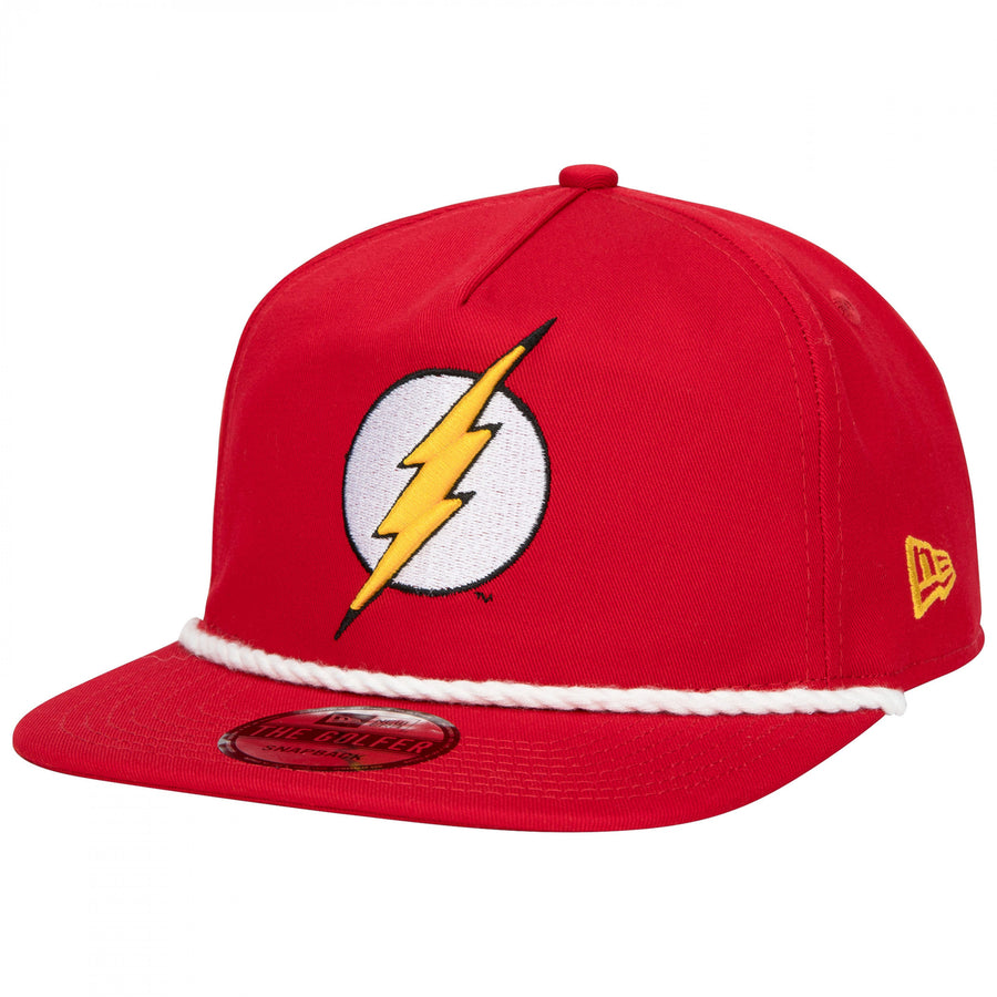 The Flash Logo Red Colorway Era Adjustable Golfer Rope Hat Image 1