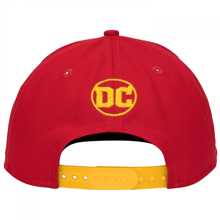 The Flash Logo Red Colorway Era Adjustable Golfer Rope Hat Image 4