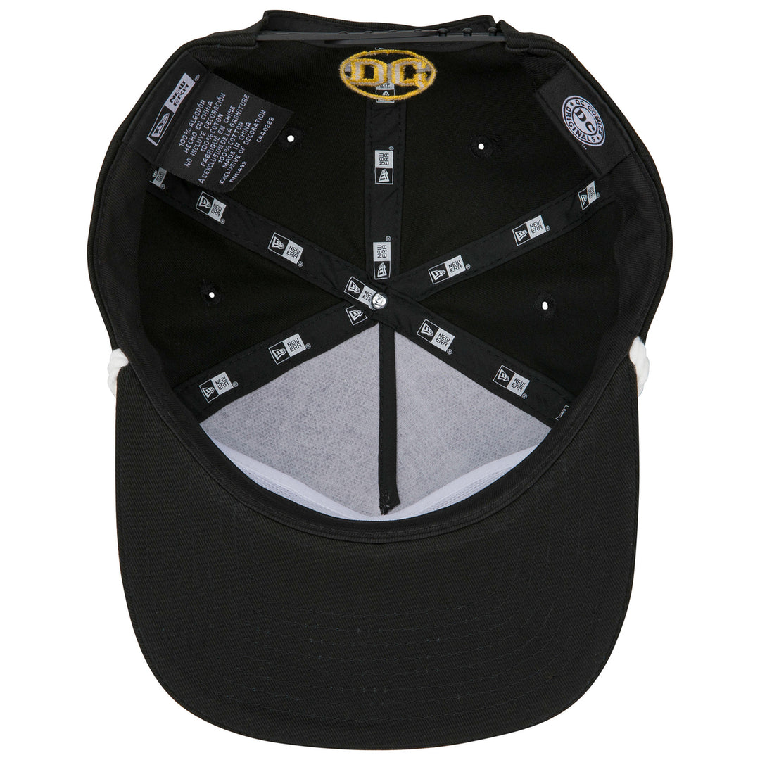 Batman Classic Logo Black Colorway Era Adjustable Golfer Rope Hat Image 6