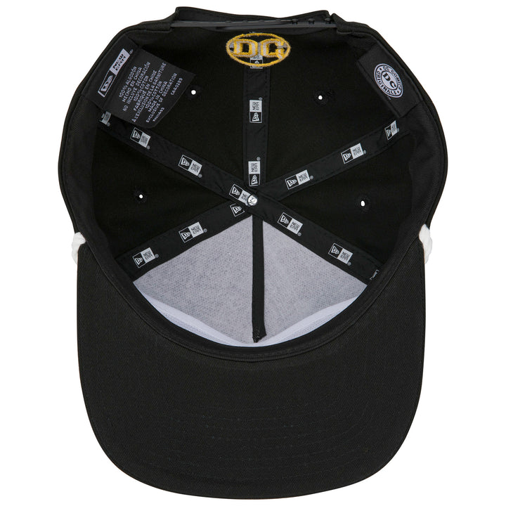 Batman Classic Logo Black Colorway Era Adjustable Golfer Rope Hat Image 6