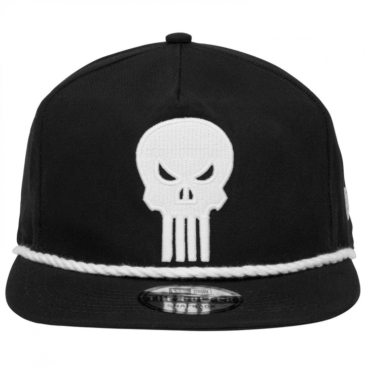 Punisher Logo Monochrome Colorway Era Adjustable Golfer Rope Hat Image 2