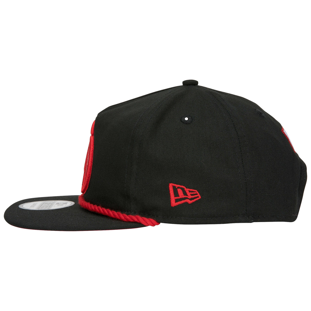 Daredevil Logo Black Colorway Era Adjustable Golfer Rope Hat Image 3