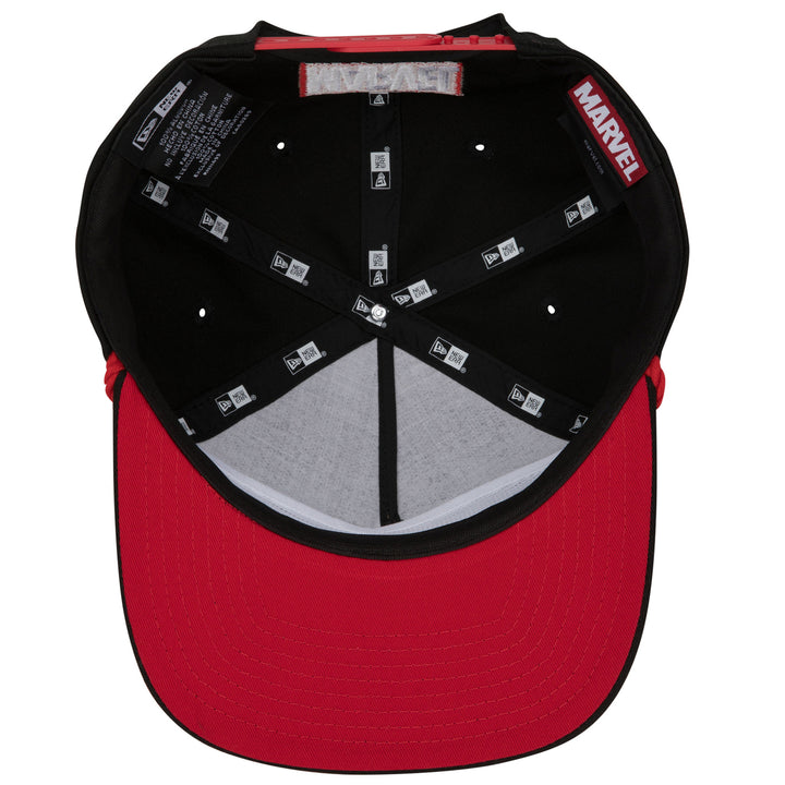 Deadpool Logo Black Colorway Era Adjustable Golfer Rope Hat Image 6