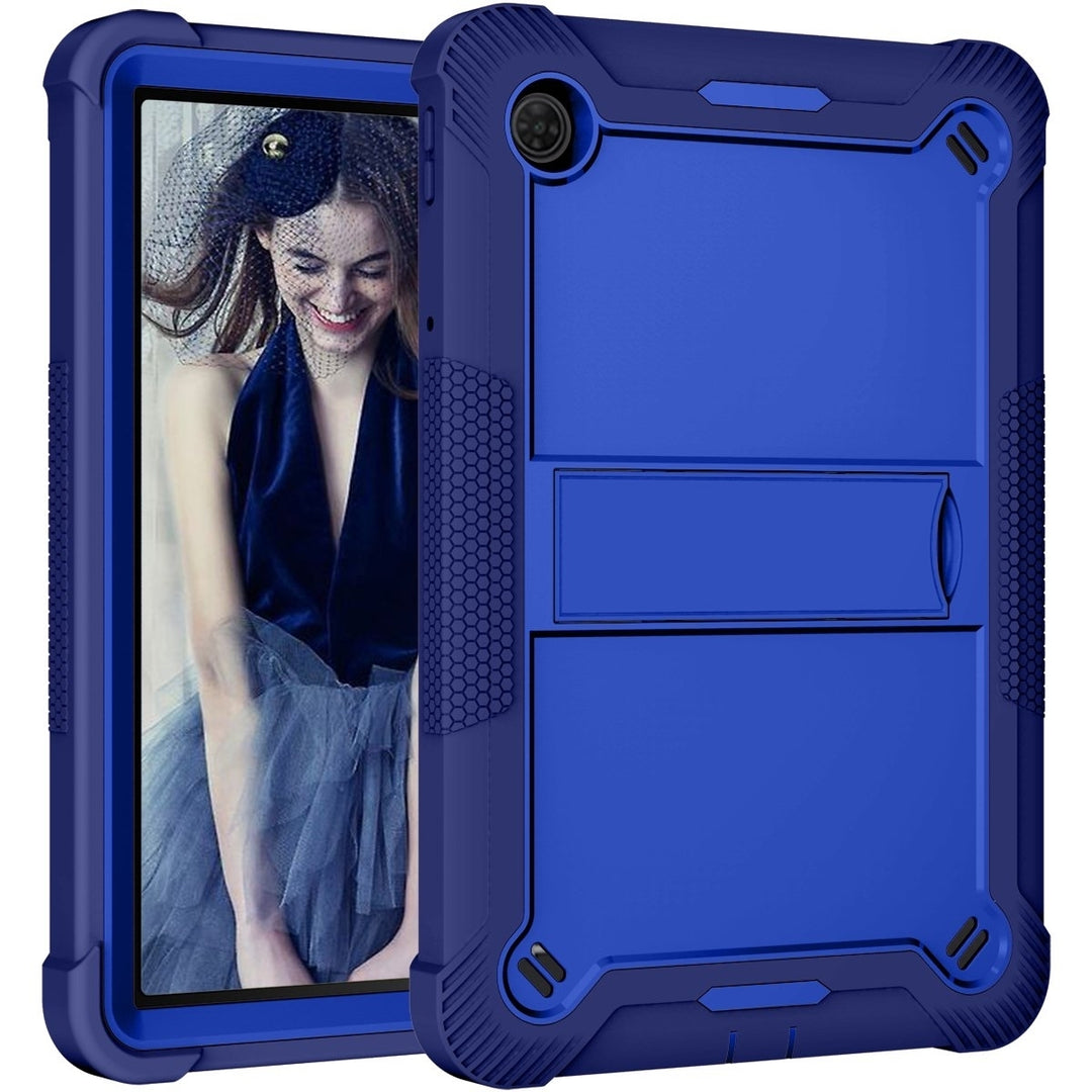 For TCL TAB 10 5G 10.1 inches Dual Layer Protective Shockproof Kickstand Heavy Duty Case Cover Image 8