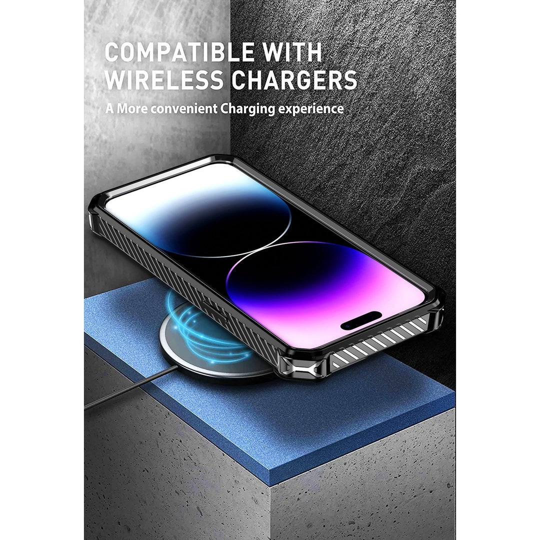 For Apple iPhone 15 Pro Max 6.7 Magnetic Rind Stand Mount Holder Magsafe Wireless Charging Hybrid Case Cover Image 4