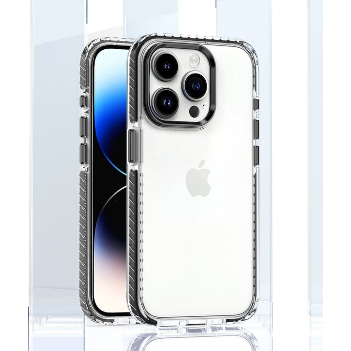 For Apple iPhone 15 / iPhone 14 / iPhone 13 6.1 inch Full Body Clear TPU Bumper Shockproof Protective Hybrid Case Cover Image 1