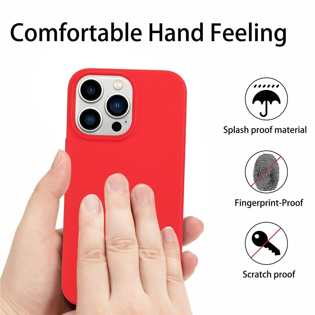 For Apple iPhone 15 Pro Max 6.7 inch Matte Simple Shockproof Protective Hybrid Case Cover Image 2