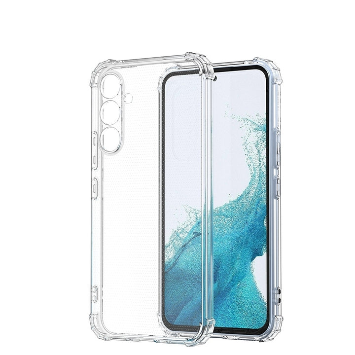 Samsung Galaxy A24 Clear TPU Hybrid Case Transparent Bumper Gel Cover SM-A245 Image 1