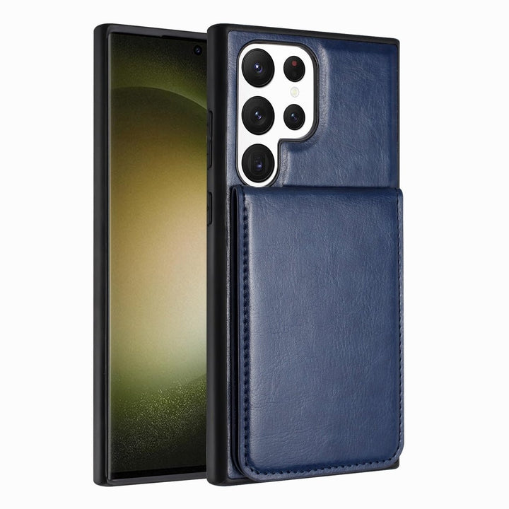 Samsung Galaxy S23 Ultra Wallet Case Leather Card Holder Stand Shockproof Cover Image 8