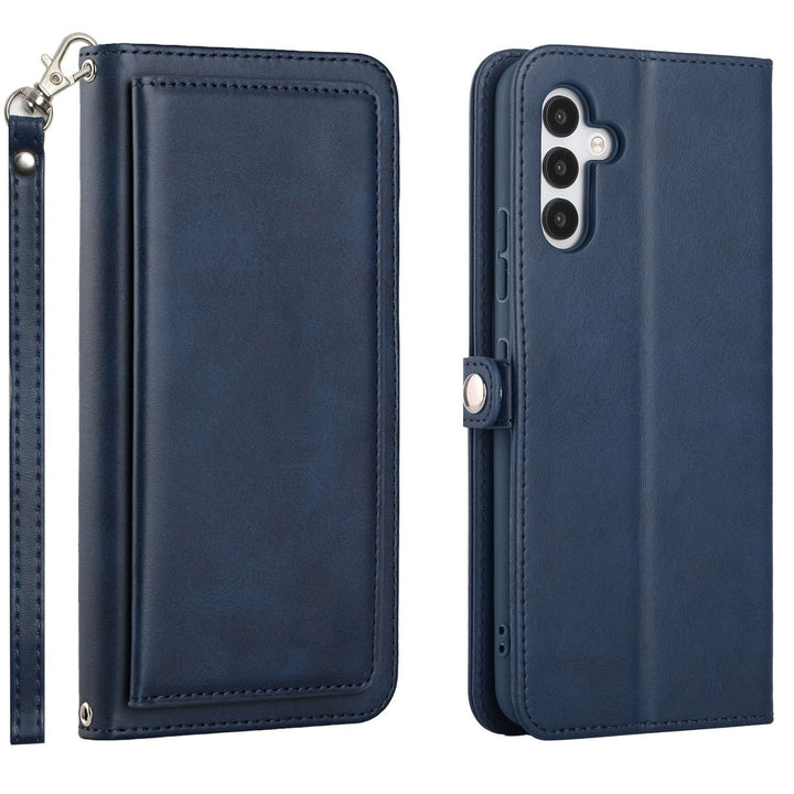 For Samsung Galaxy S23 FE Full Body Cover Protective Shockproof Triple Card Slot Flap Folio Stand Leather Wallet Pouch Image 1