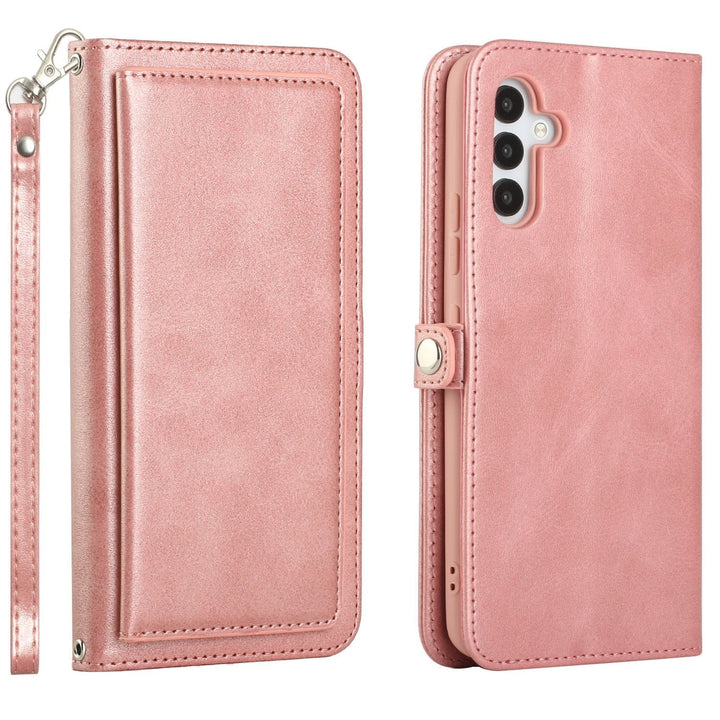For Samsung Galaxy S23 FE Full Body Cover Protective Shockproof Triple Card Slot Flap Folio Stand Leather Wallet Pouch Image 1