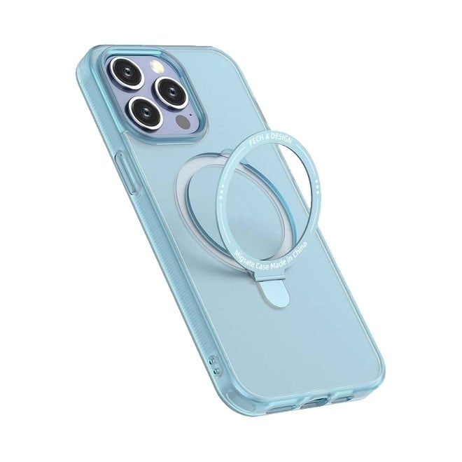 For Apple iPhone 15 Plus 6.7 inch Matte Magnetic Ring Stand Car Mount Holder Magsafe Wireless Charging Shockproof Hybrid Image 1