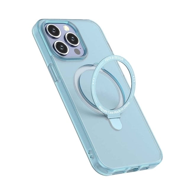 For Apple iPhone 15 6.1 inch Matte Magnetic Ring Stand Car Mount Holder Magsafe Wireless Charging Shockproof Hybrid Case Image 7