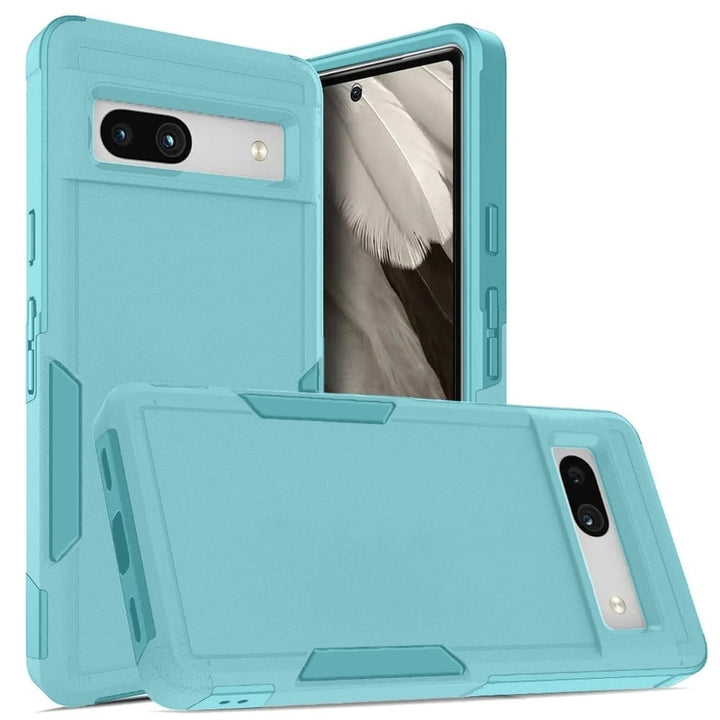 Google Pixel 8 Pro Heavy Duty Shockproof Dual Layer Case Non Slip Armor Cover Image 1