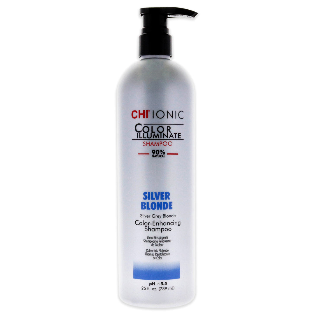 CHI Ionic Color Illuminate Shampoo - Silver Blonde 25 oz Image 1