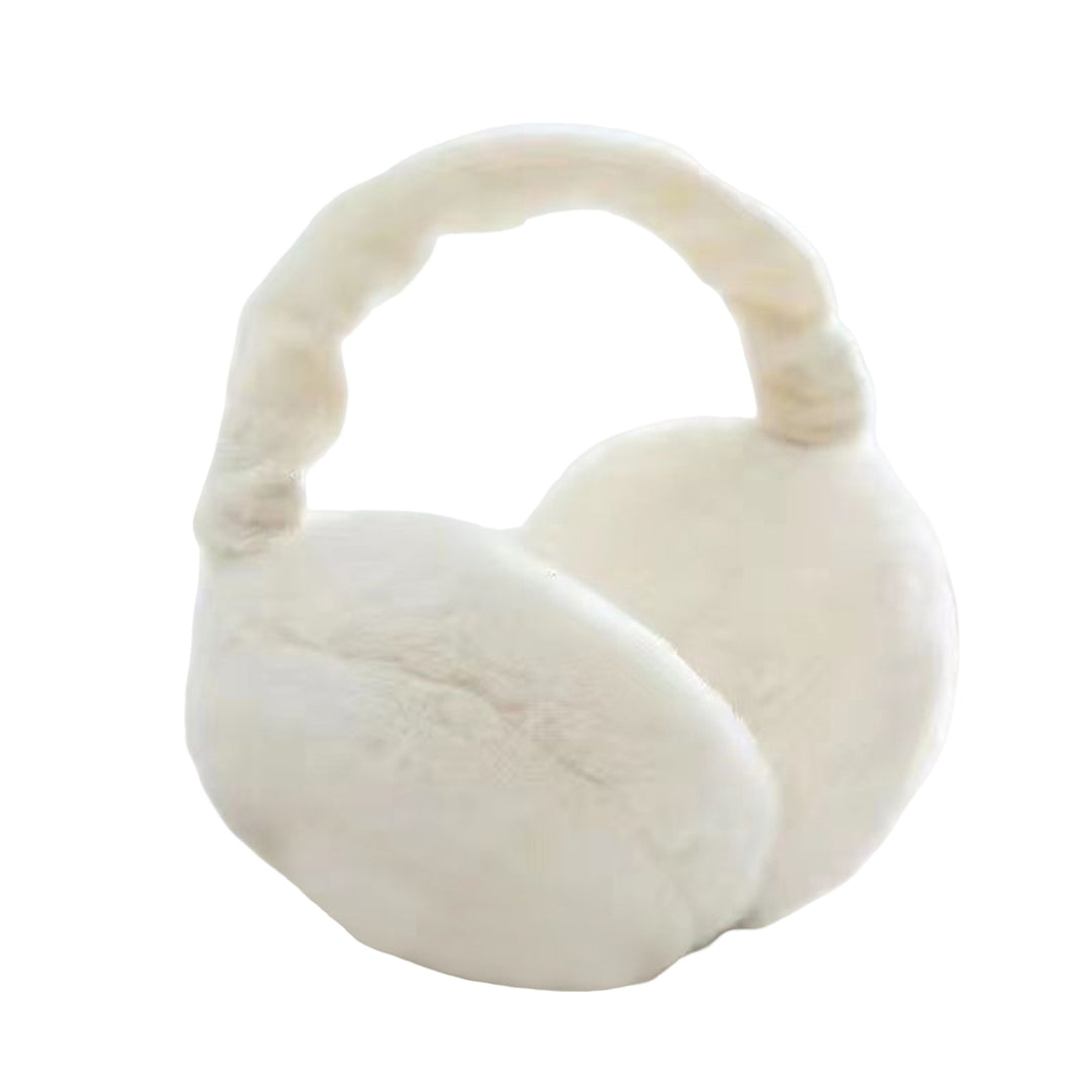 Winter Earmuffs Thick Solid Color Lightweight Portable Cold-proof Keep Warm Unisex Anti-slip Cycling Ear Covers for Image 1