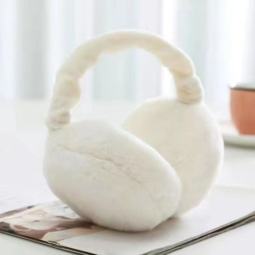 Winter Earmuffs Thick Solid Color Lightweight Portable Cold-proof Keep Warm Unisex Anti-slip Cycling Ear Covers for Image 8