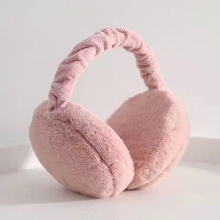 Winter Earmuffs Thick Solid Color Lightweight Portable Cold-proof Keep Warm Unisex Anti-slip Cycling Ear Covers for Image 9