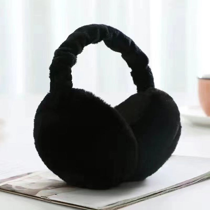 Winter Earmuffs Thick Solid Color Lightweight Portable Cold-proof Keep Warm Unisex Anti-slip Cycling Ear Covers for Image 12