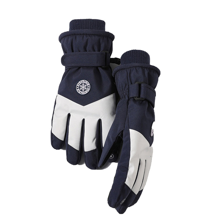 1 Pair Ski Gloves Anti-loss Clip Fastener Tape Elastic Thread Touch Screen Waterproof Windproof Winter Unisex Sport Image 7