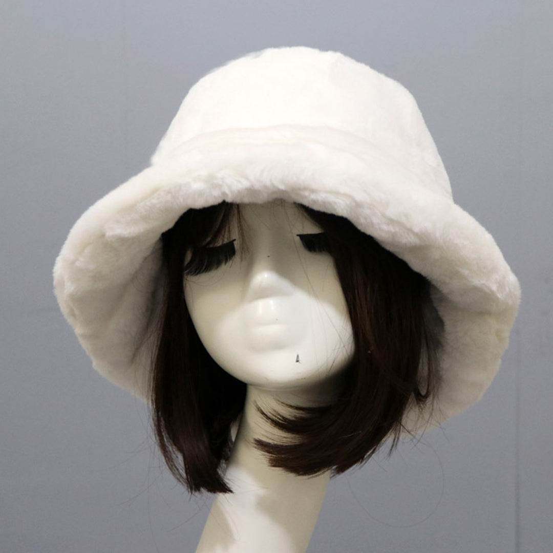 Bucket Hat Adjustable Head Circumference Fadeless Non-shedding Windproof Breathable Wide Brimmed Women Hat for Travel Image 10