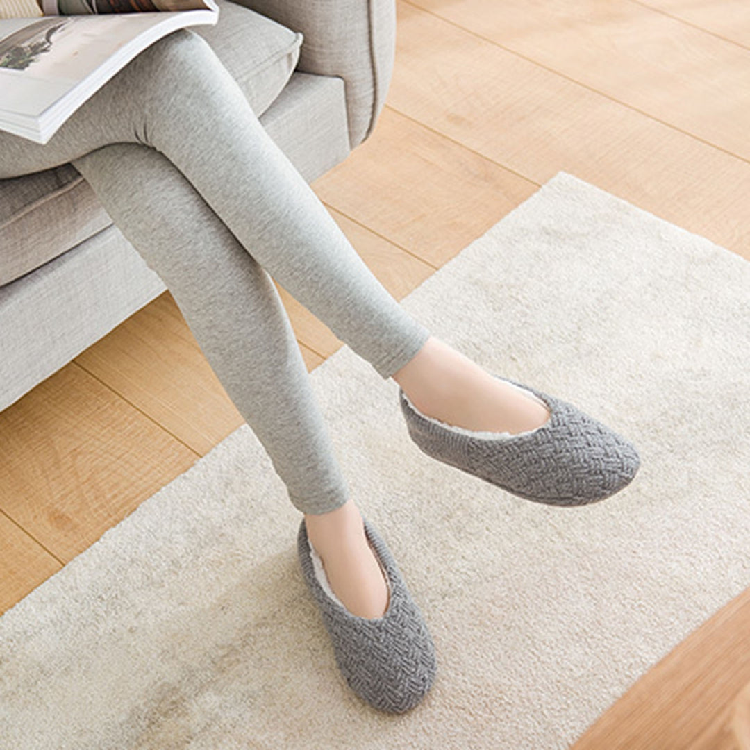 1 Pair Women Floor Socks Fashion Pattern Non-slip Not Waterproof Autumn Winter Adult Thermal Indoor Household Slippers Image 6