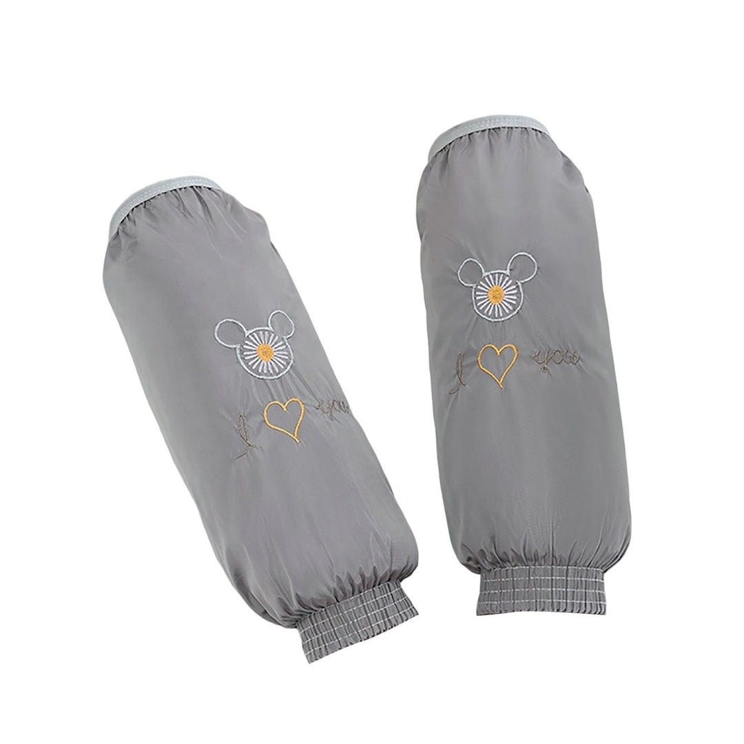 1 Pair Cleaning Sleevelets Waterproof Extended Anti-slip Oilproof Protective Protect Sleeves Image 1