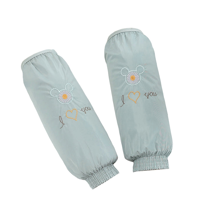1 Pair Cleaning Sleevelets Waterproof Extended Anti-slip Oilproof Protective Protect Sleeves Image 1