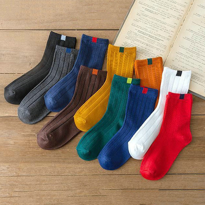 5 Pairs Ribbed Low Tube Elastic Women Socks Simple Casual Solid Color Knitting Short Socks Image 6