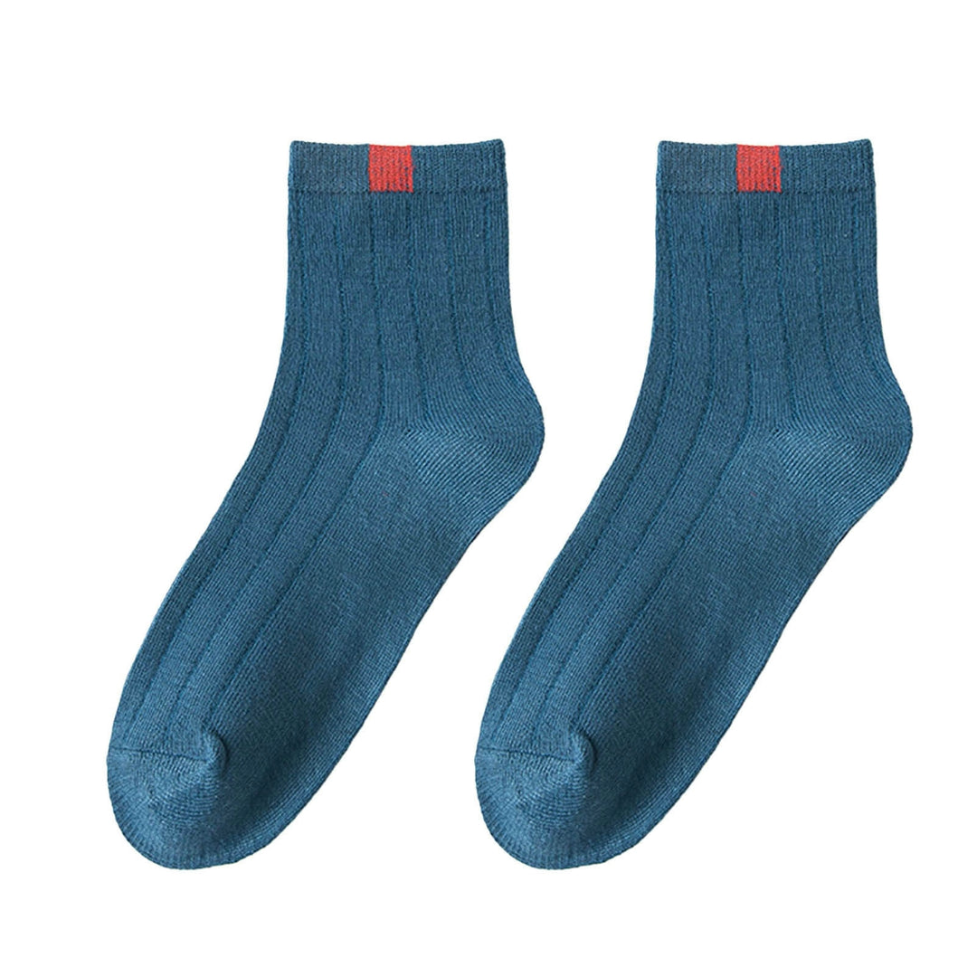 5 Pairs Ribbed Low Tube Elastic Women Socks Simple Casual Solid Color Knitting Short Socks Image 7