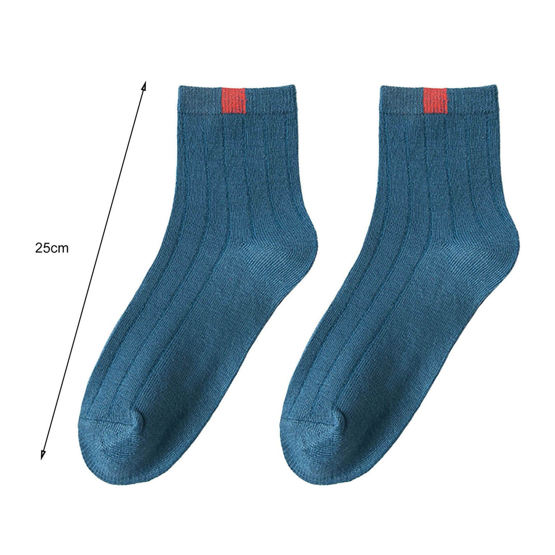 5 Pairs Ribbed Low Tube Elastic Women Socks Simple Casual Solid Color Knitting Short Socks Image 8