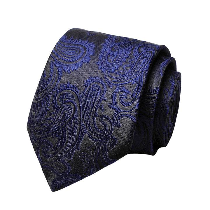 Business Tie Adjustable Firm Stitching Embroidery Lightweight Groom Tie Decorative Multi Styles Dot Striped Wedding Tie Image 2