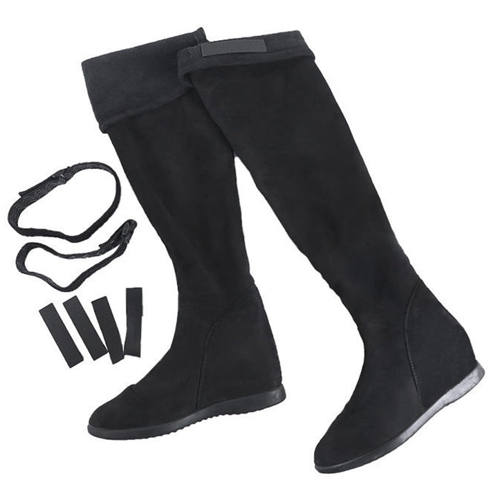 1 Set Boot Straps No Trace Invisible Adjustable Fastener Tapes Knee Boots Stickers High Boots Non-slip Stickers Shoe Image 8