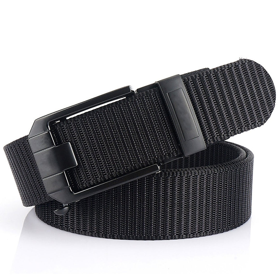 Men Belt Thicken Automatic Buckle Decorative Stainless High Strength Match Clothing Wide Band Casual Men Waistband Men Image 1