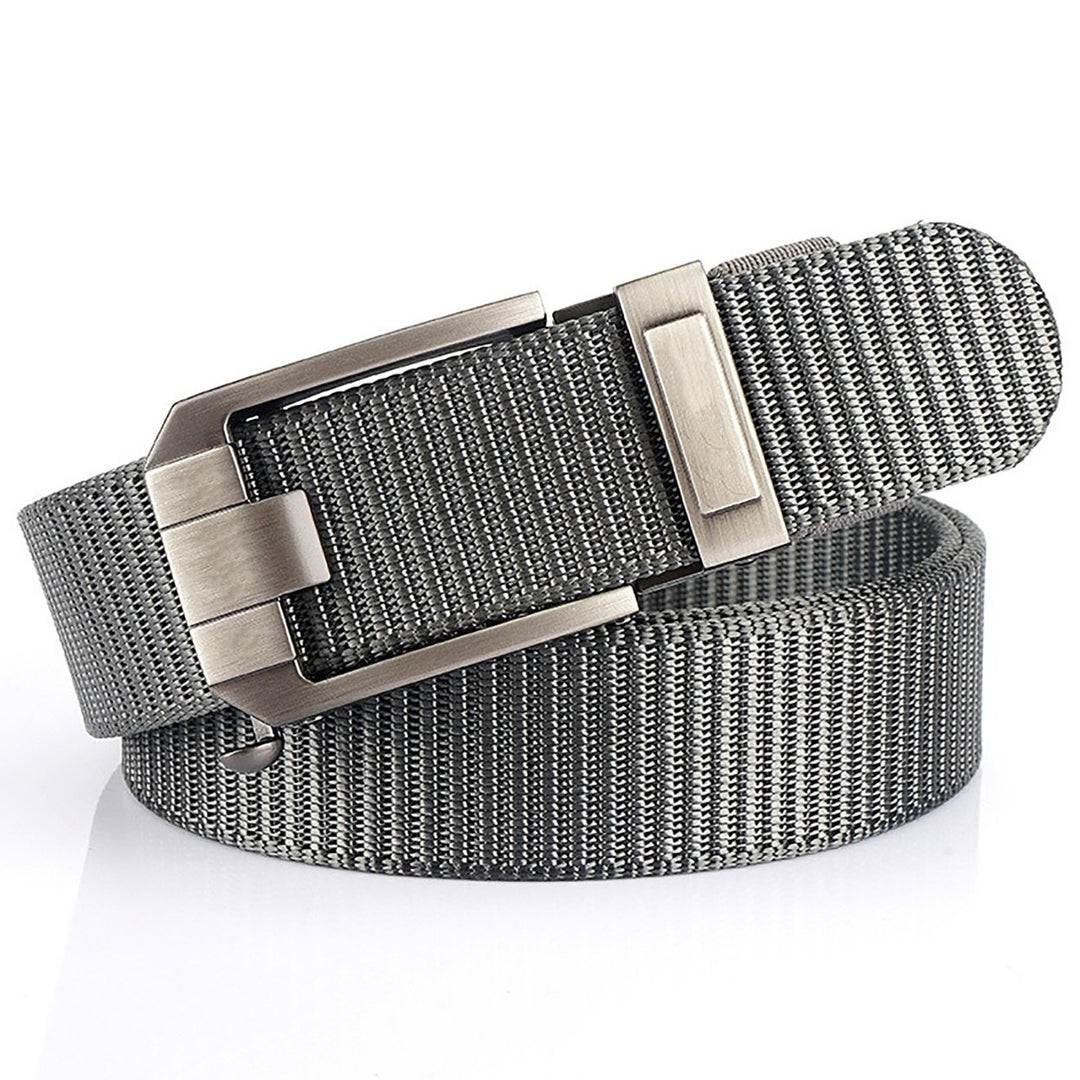 Men Belt Thicken Automatic Buckle Decorative Stainless High Strength Match Clothing Wide Band Casual Men Waistband Men Image 1