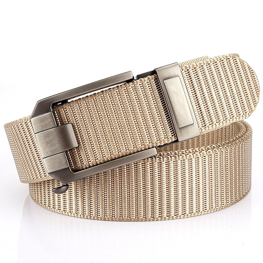 Men Belt Thicken Automatic Buckle Decorative Stainless High Strength Match Clothing Wide Band Casual Men Waistband Men Image 1